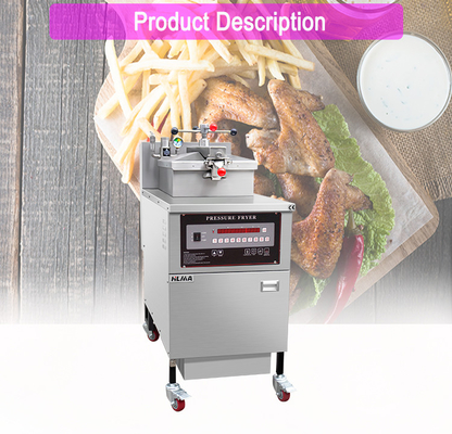 135kg 13,5 Kw Electro Friteira térmica de frango 25L Capacidade para hotéis comerciais