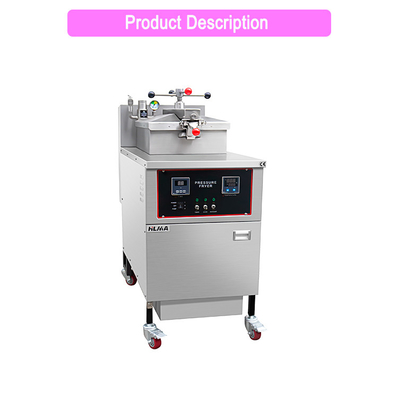 135kg 13,5 Kw Electro Friteira térmica de frango 25L Capacidade para hotéis comerciais