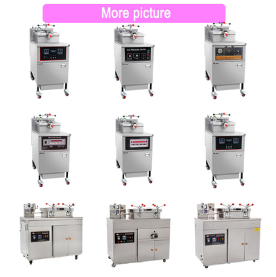 135kg 13,5 Kw Electro Friteira térmica de frango 25L Capacidade para hotéis comerciais