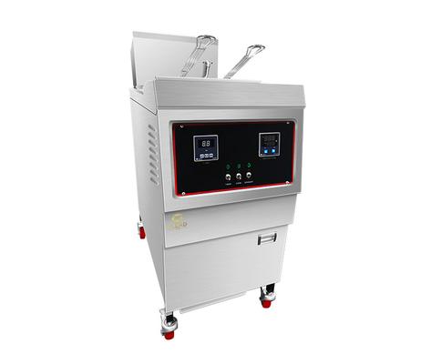 Eficiência EGas Pressure Frito de Frango Máquina 0,48kg/h Consumo de gás 25L Capacidade