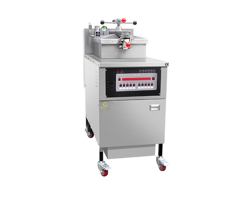 Máquina de frango frito de pressão de gás de 25L 0,65 Kw LGP/NG Potência de gás com filtro de óleo 160 KKg N.W.