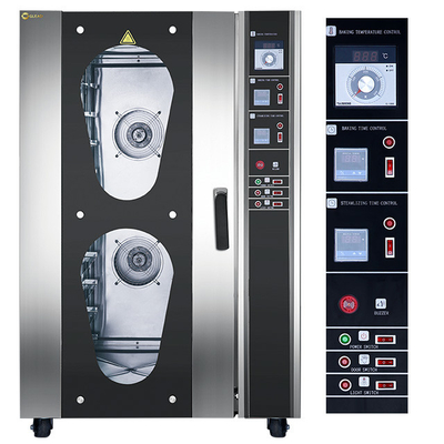Controle de temperatura digital Forno de panificação comercial Forno de convecção de grande capacidade para padarias