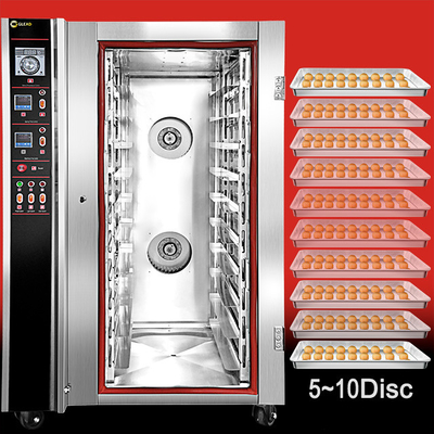 Controle de temperatura digital Forno de panificação comercial Forno de convecção de grande capacidade para padarias