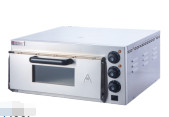 Fácil de limpar Forno de cozinha comercial de 1 camada e 1 bandeja Design interior simples Forno de pizza familiar