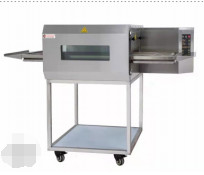 Forno de cozinha comercial de poupança de energia com design de conservação de calor Forno de pizza transportador