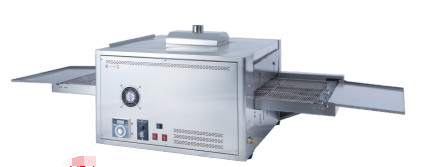 Forno de cozinha comercial de poupança de energia com design de conservação de calor Forno de pizza transportador