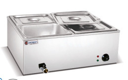 Acessórios de processamento de alimentos de 2 tanques Bain Marie elétrico com tecnologia e materiais avançados