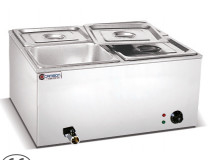 Acessórios de processamento de alimentos de 2 tanques Bain Marie elétrico com tecnologia e materiais avançados