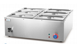 Acessórios de processamento de alimentos de 2 tanques Bain Marie elétrico com tecnologia e materiais avançados
