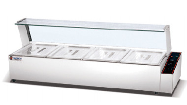 Equipamento avançado de processamento de carne comercial com 1,5 kW de energia elétrica Bain Marie
