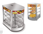 40kg N.W Showcase de aquecimento para restaurantes de fast food aumenta o desejo do cliente de consumir
