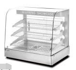 40kg N.W Showcase de aquecimento para restaurantes de fast food aumenta o desejo do cliente de consumir