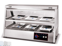 40kg N.W Showcase de aquecimento para restaurantes de fast food aumenta o desejo do cliente de consumir