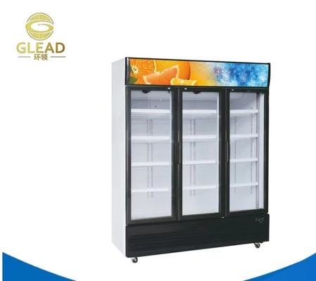 Display de bebidas do supermercado Display de refrigerador de gás solar
