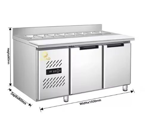 Equipamento de refrigeração industrial de aço inoxidável para hotéis e comerciais