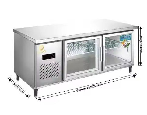 Equipamento de refrigeração industrial de aço inoxidável para hotéis e comerciais