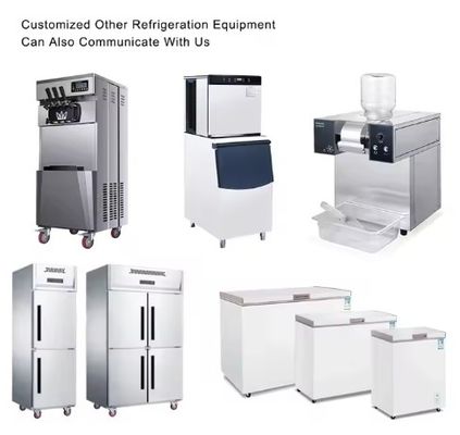Equipamento profissional de hotel comercial para gelados moles com compressor de pré-refrigeração independente