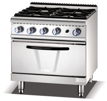 Equipamento de cozinha de fast food para cozinhar versátil varia de acordo com o tipo de gama Número de queimadores