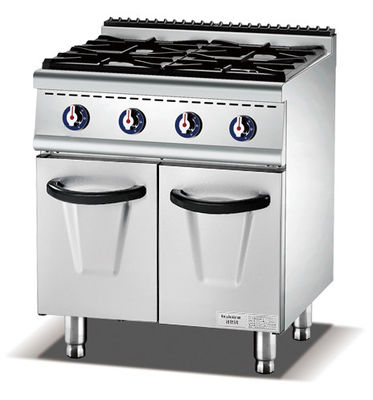 Equipamento de cozinha de fast food para cozinhar versátil varia de acordo com o tipo de gama Número de queimadores