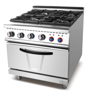 Equipamento de cozinha de fast food para cozinhar versátil varia de acordo com o tipo de gama Número de queimadores