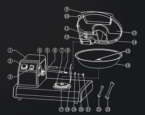 Máquina de corte de taças de emulsificação de carnes de alta velocidade comercial/meatball Sausage Stuffing Chopper Mixer/vegetable and Meat Bowl Cutting Machine