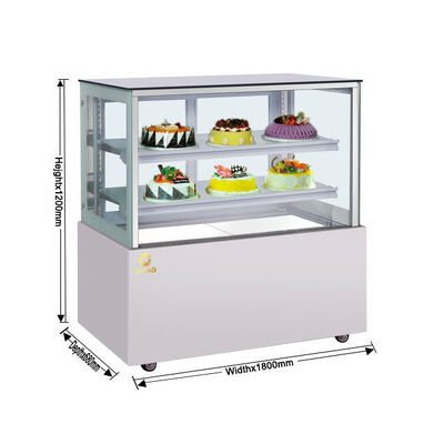 Armazém comercial de bolos Vitrine de bolos Vitrine de bolos Vitrine refrigerada
