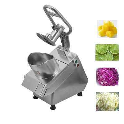 Máquina de corte de vegetais em aço inoxidável Máquina picadora de vegetais comercial Máquina cortadora de vegetais