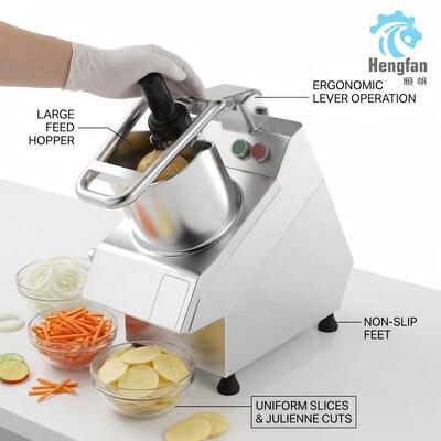 Máquina de corte de vegetais em aço inoxidável Máquina picadora de vegetais comercial Máquina cortadora de vegetais