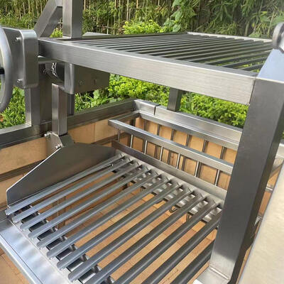 Máquina de grelhar frango rotisserie de carvão comercial pesado para restauração