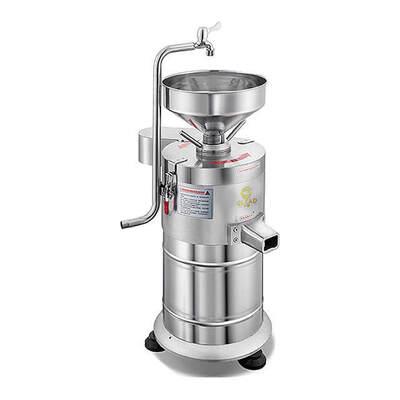 Máquina de moldagem de soja de aço inoxidável de 35 kg/h, triturador automático de soja separado de escória para uso comercial
