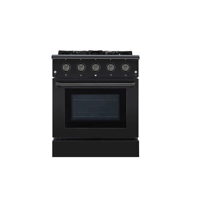 Forno de convecção de aço inoxidável de 36 polegadas, faixa combinada elétrica e a gás para uso doméstico e em trailers