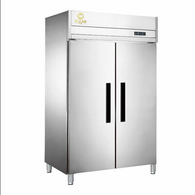 Frigorífico comercial de quatro portas de aço inoxidável 1000L Armário de arrefecimento vertical 0-10°C Frigorífico vertical de alimentos frescos Para cozinha de restauração