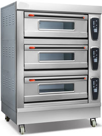 3 forno bonde da pizza do transporte comercial da bandeja do forno 6 da plataforma para padarias