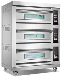 3 forno bonde da pizza do transporte comercial da bandeja do forno 6 da plataforma para padarias