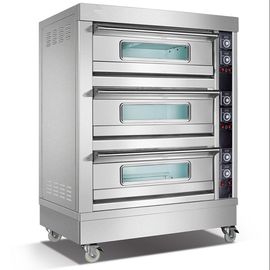 3 forno bonde da pizza do transporte comercial da bandeja do forno 6 da plataforma para padarias