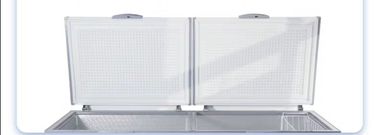 congelador comercial da caixa do supermercado industrial do equipamento de refrigeração 700L