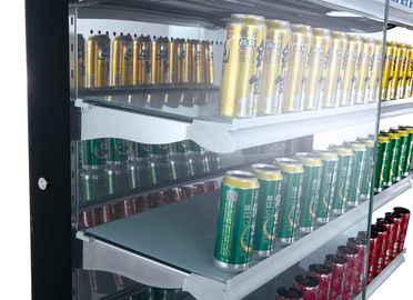 Série ereta dos armários 5 do congelador da exposição do supermercado dos refrigeradores da cortina de ar