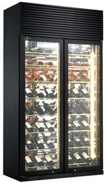 Refrigerador horizontal do vinho do sistema de refrigeração do fã do refrigerador do compressor do refrigerador da garrafa de vinho